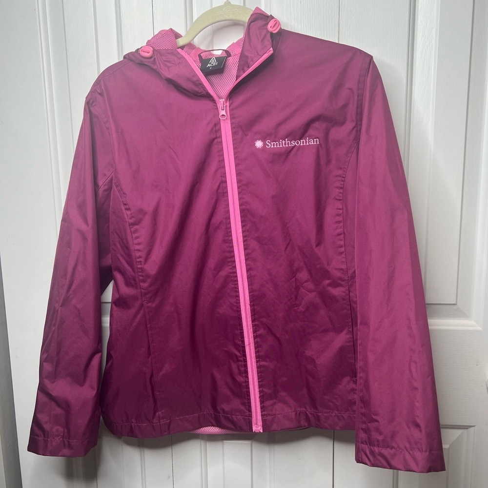 Raspberry Smithsonian Water-Resistant Jacket